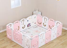 Music Theme foldab Baby playpen pink