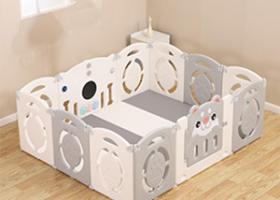 Puppy theme kids playpen Grey