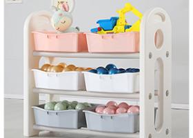 Toy storage shelf rack