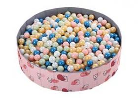 Pink ball pit pool foldable ball pit printed 80cm,100cm,120cm