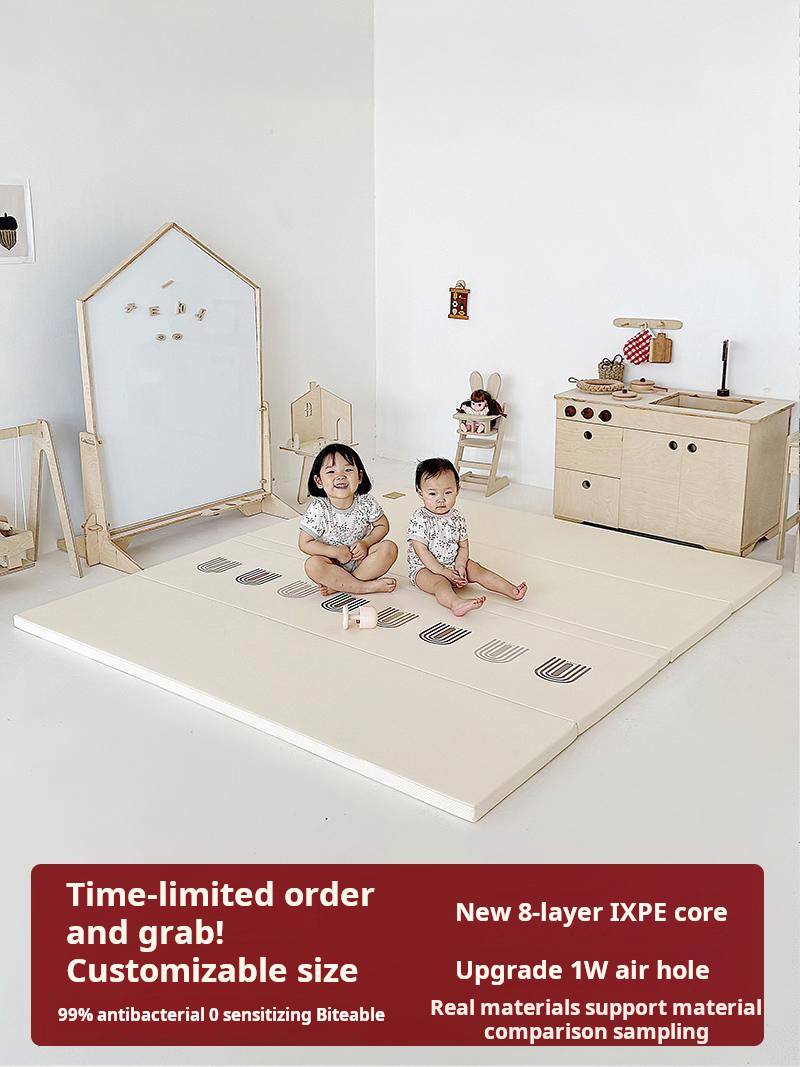 Foldable Baby Play Mat Custom Size IXPE Foam Anti-Slip Crawling Mat | Bopai