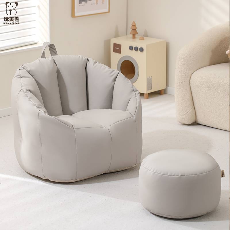 Kids Sofa Chair with Ottoman Soft PU Leather Toddler Armchair Custom OEM | Bopai