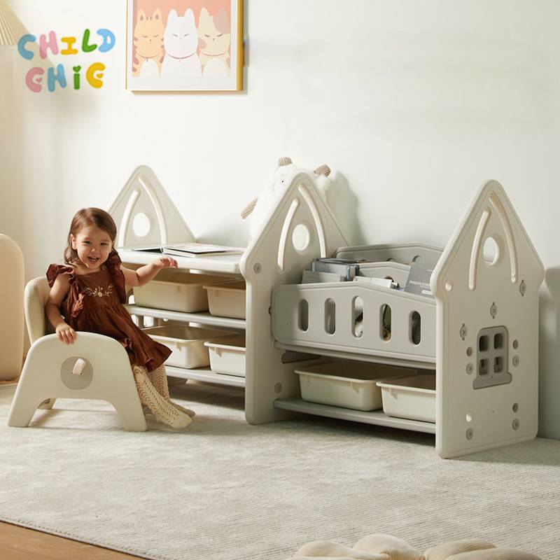 Kids Drawing Board Table Adjustable Study Desk with Storage Multi-Functional | Bopai