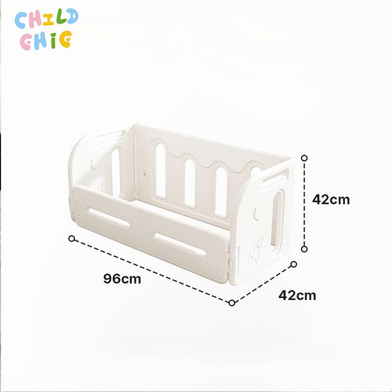 Plastic Baby Cribs Protection Kids Guardrail Safety Fence Foldable Adjustable Single Double-Sided Bed Rails for Baby Kids Bed