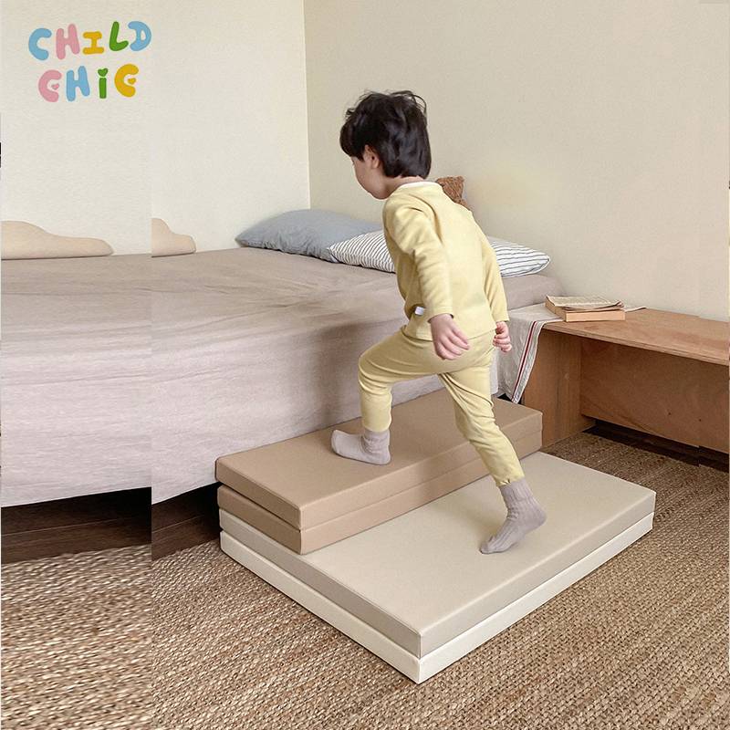 YF Bed Mat Baby Folding Bedside Anti Fall Floor Mat Thickened Crawling Playmat Kids Anti Fall Soft Cushion Children'S Crawling Mat