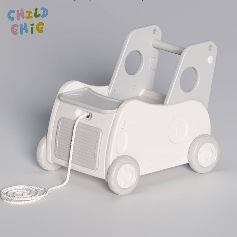 Stable Toddler Push Cart & Toy Storage Wagon for Kids
