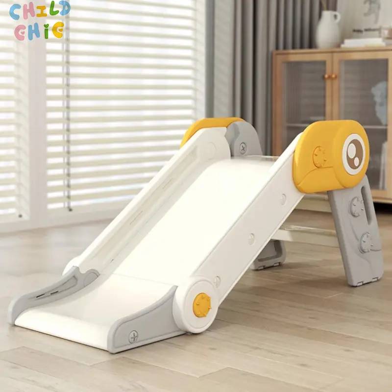 Collapsible Toddler Slide Indoor Foldable Kids Slide Home Playground Equipment Space-Saving Baby Toy